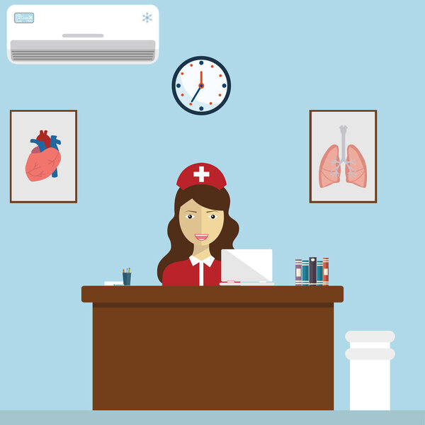 Прием в клинике
