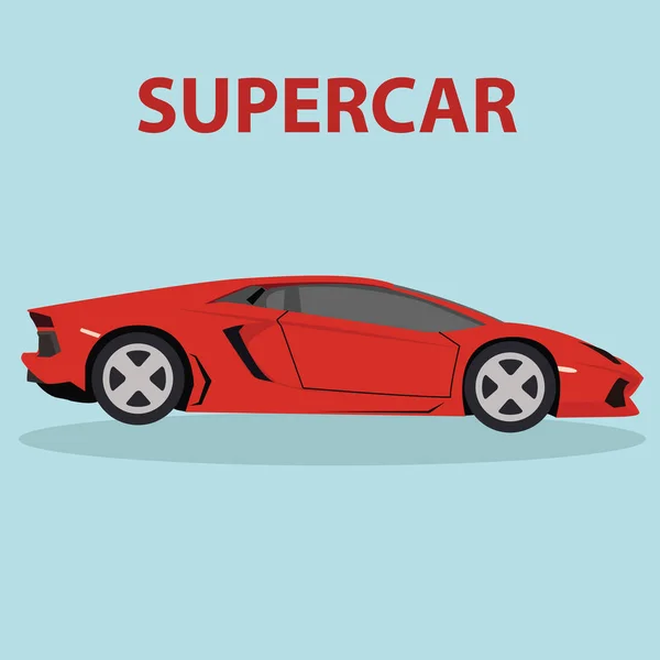 Supercar όχημα εικονίδιο — Διανυσματικό Αρχείο