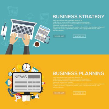 Strateji ve planlama afiş