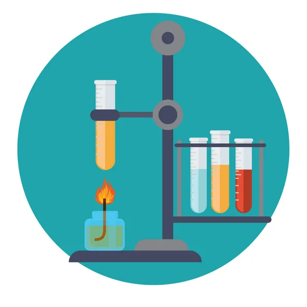 Laboratorio de investigación científica — Vector de stock