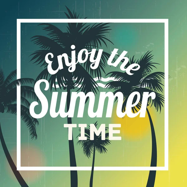 Enjoy the Summer time wallpaper — Stock Vector