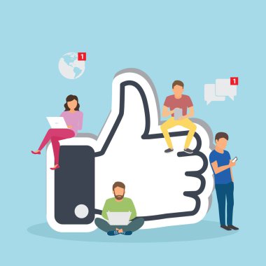 Mobil aygıtlar kullanan insanlar