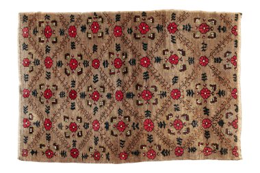 Dekoratif el yapımı yün halı 