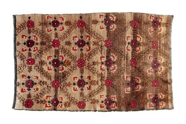 Dekoratif el yapımı yün halı 