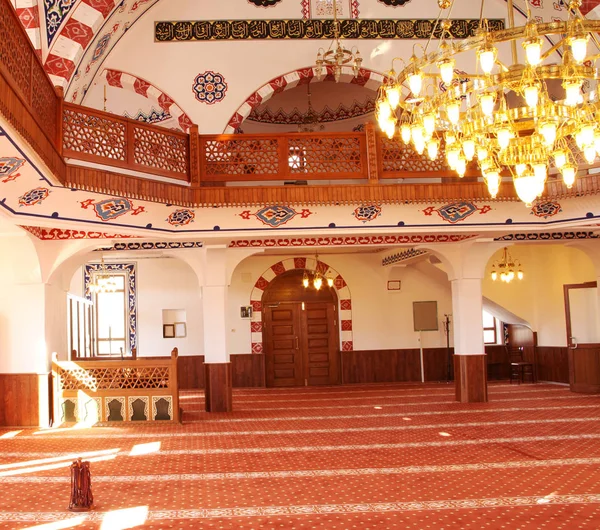 Mesquita vista interior Turquia Konya — Fotografia de Stock