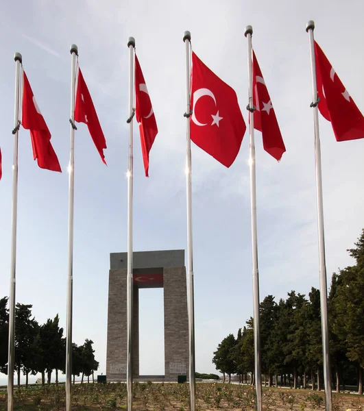 De Canakkale Martyrs Memorial, Gallipoli — Stockfoto