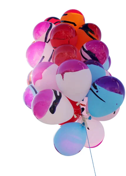 Gruppe von bunten Luftballons — Stockfoto