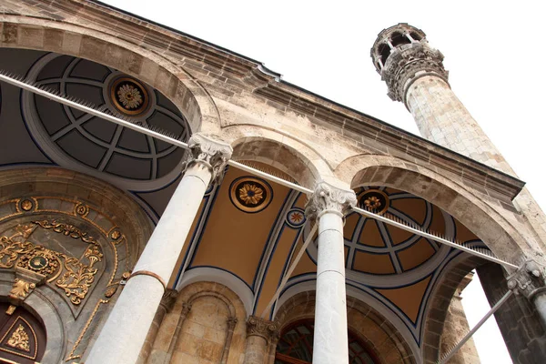 Minaret of an old Aziziye mosque — Stock Photo, Image