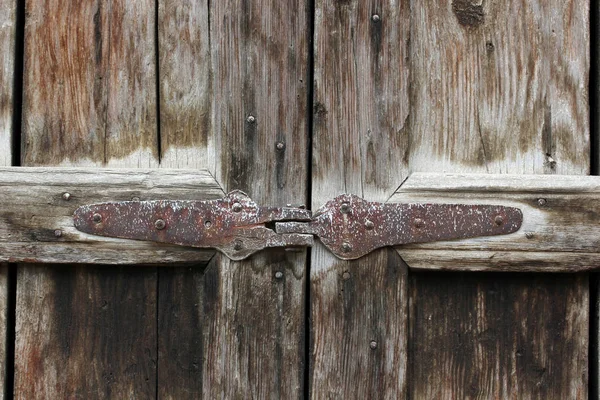 Old wooden door background — Stock Photo, Image