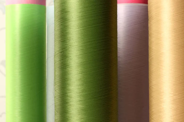 Color sewing threads background — Stock Photo, Image