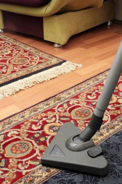 Elektrikli süpürge ile temizlik  