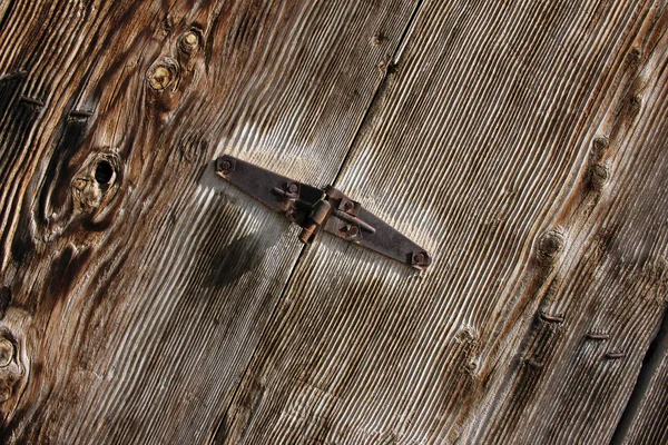 Old wooden door background — Stock Photo, Image