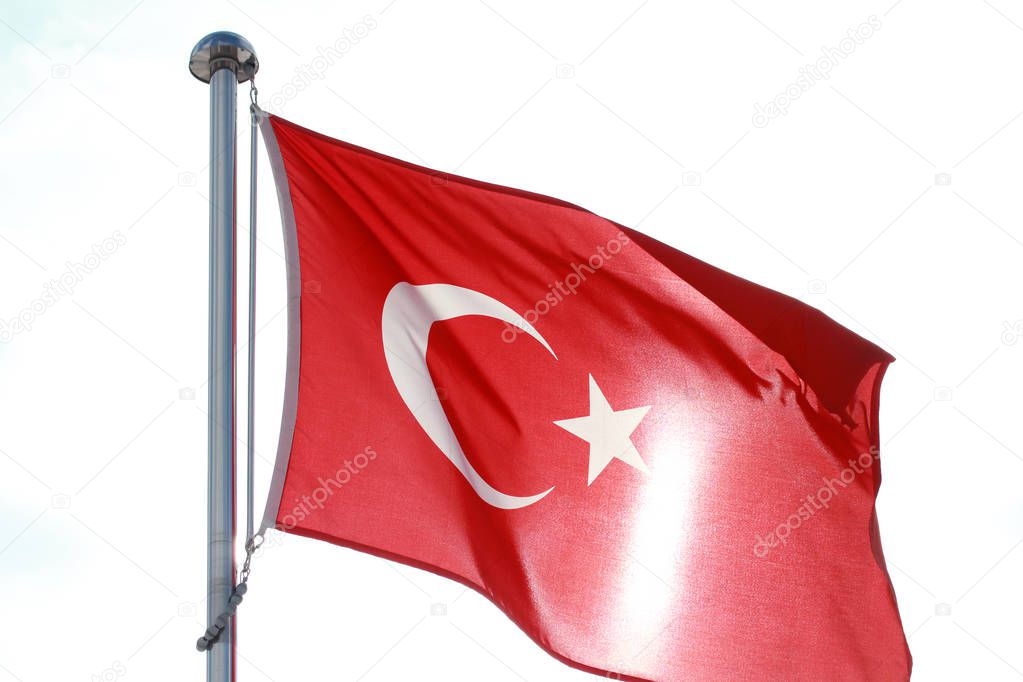 Moon star Turkish flag 