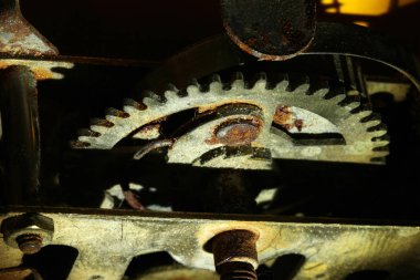 Rusty saat tekerlek arka plan