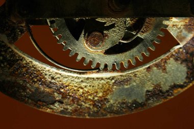 Rusty saat tekerlek arka plan