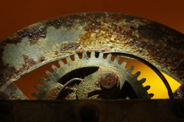 Rusty saat tekerlek arka plan