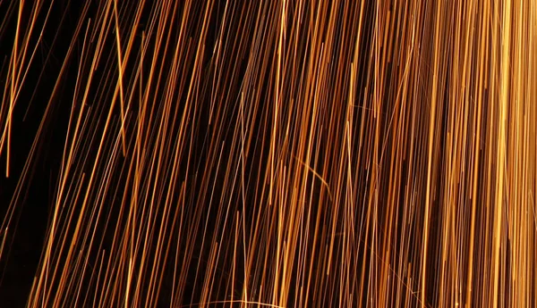 용접, 배경 불꽃 튀는 — 스톡 사진