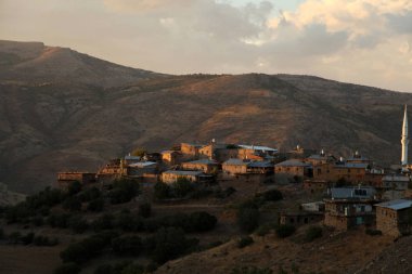 Köyde günbatımı Konya-Türkiye 