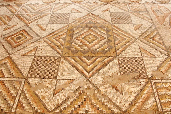 Storico mosaico pavimentazione sfondo — Foto Stock