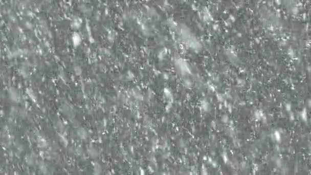 Fallende Schneeflocken Abstrakter Hintergrund Textur — Stockvideo