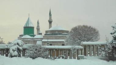 Türkiye 'nin Konya kentindeki Mevlana Müzesi.  