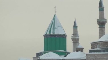 Türkiye 'nin Konya kentindeki Mevlana Müzesi.  