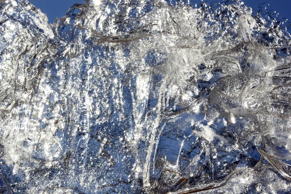 Buz Donmuş Kış Arkaplanı — Stok fotoğraf