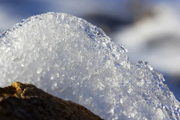 Ice Frozen Water Winter Background — 스톡 사진