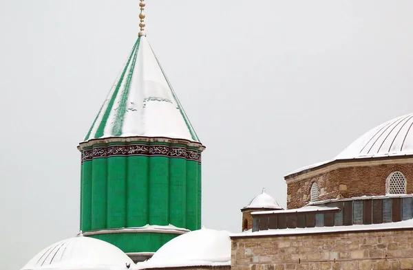 Makam Museum Mevlana Hari Musim Dingin — Stok Foto