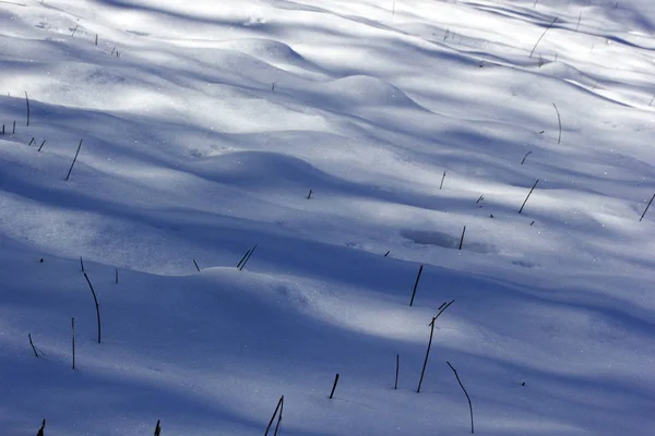 Fond Épais Tas Neige Image Nature — Photo