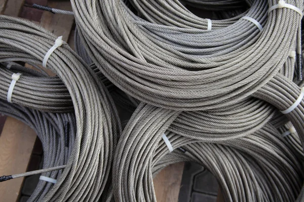 Steel Wire Ropes Factory — Stock Photo, Image