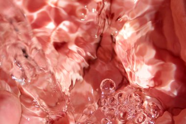 Ellerinde doğal kaynak suyu