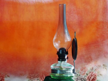 Eski gaz lambası dekoratif, antika