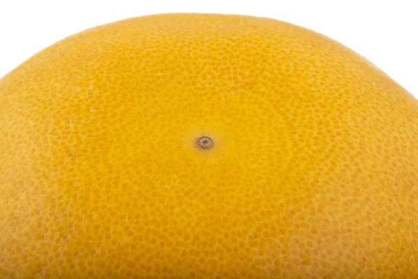 Gele Grapefruit Een Witte Achtergrond — Stockfoto