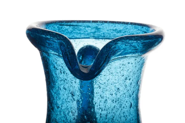 Декоративний Синій Скляний Глечик Старий — стокове фото