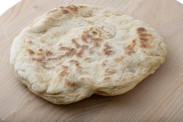 Традиційний Плоский Хліб Свіжий Смачний Домашній Хліб — стокове фото