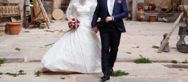 Gelin ve damat düğünden önce