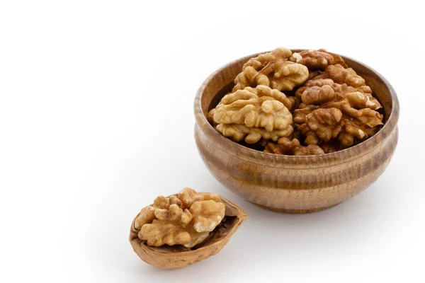 Čerstvé Organické Ořechy Talíři — Stock fotografie