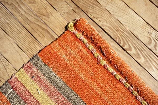 Antique Wool Rugs Parquet — Stock Photo, Image