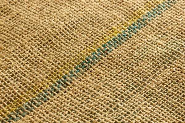 Kahverengi Çuval Bezi Tekstil Arkaplan Dokusu — Stok fotoğraf