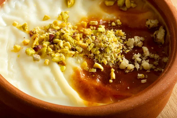 Traditionelles Türkisches Dessert Sutlac Milchreis — Stockfoto