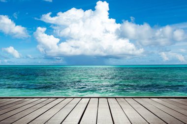 Güney Ari Atoll, Dhidhoofinolhu, Maldivler - 4 Temmuz 2017: Klasik ahşap iskele tekneler ve deniz uçakları, Maldivler, 4 Temmuz 2017 için