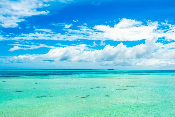 Beautiful Landscape Clear Turquoise Indian Ocean Maldives Islands — Stock Photo, Image