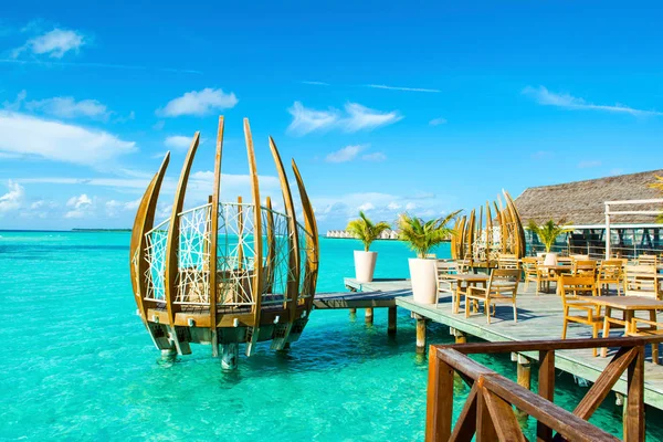 Chill lounge zone and restaurant, Maldives