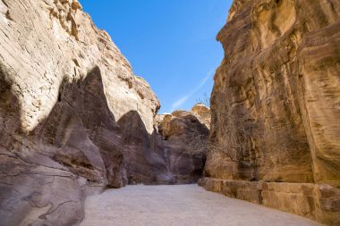 Manzara Siq Kanyon, Petra, Ürdün