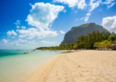 Mauritius Adası manzara panoramik manzaralı