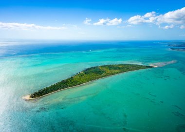Gabriel Adası, Mauritius, havadan görünümü