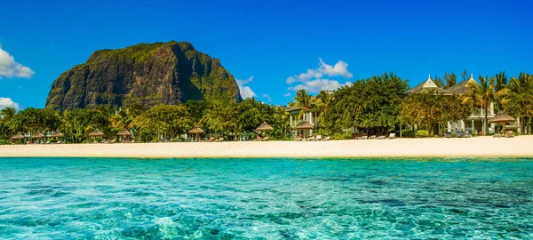 Vista panorámica del paisaje insular de Mauricio — Foto de Stock