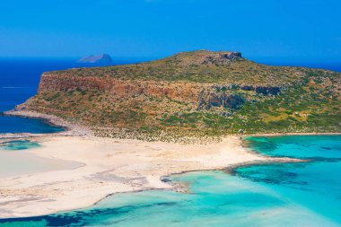 Güzel yaz manzara Girit güney kıyılarının