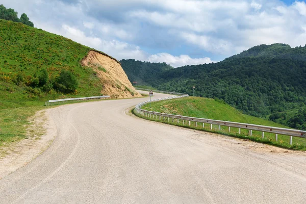 Kurve Bergstraße — Stockfoto